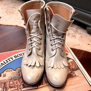 Justin Lace Up Boots